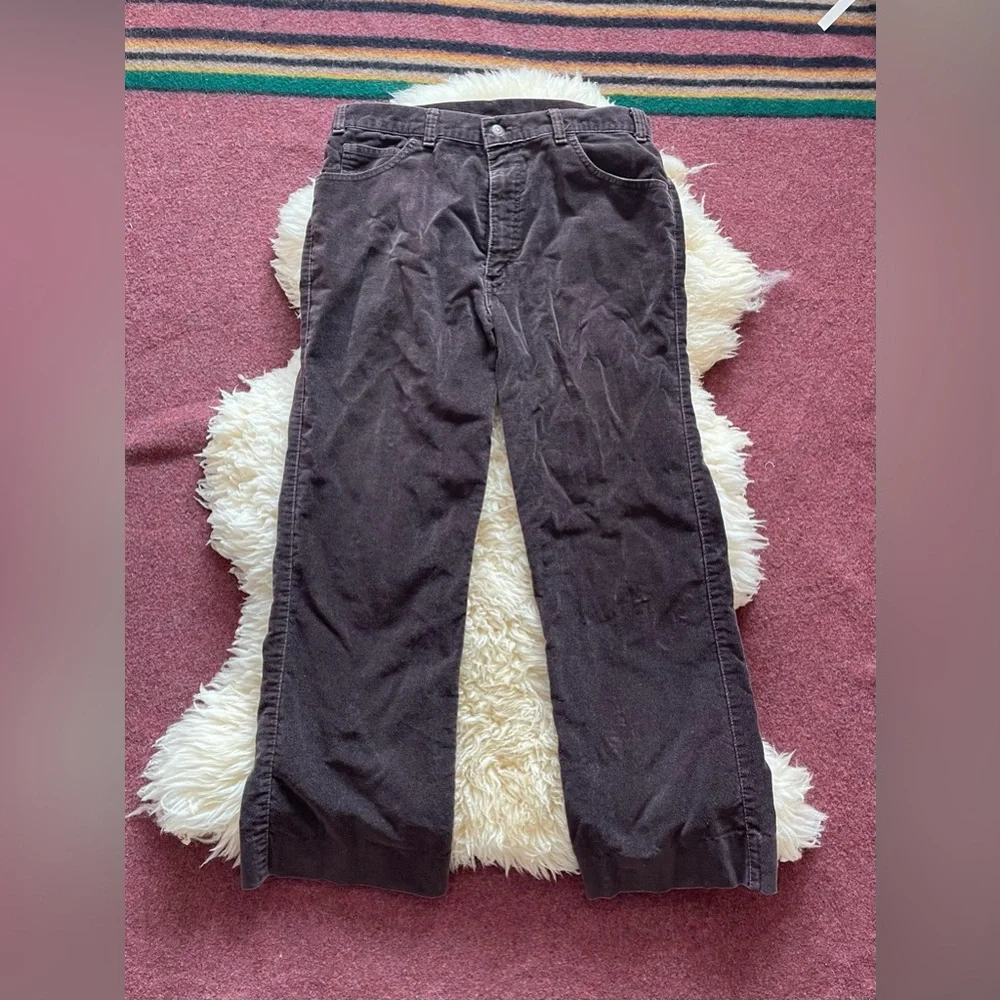 ‘70s Levi’s Movin On Corduroys in Dark Brown Men’s 34 vintage 1970s Levi’s * - Picture 1 of 8